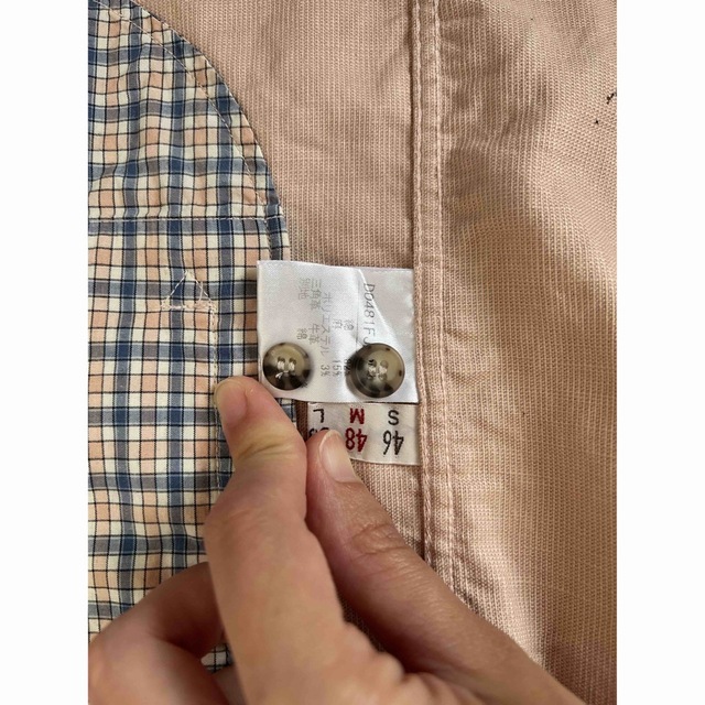 PAPAS サーモンピンクカットソー メンズのトップス(Tシャツ/カットソー(七分/長袖))の商品写真