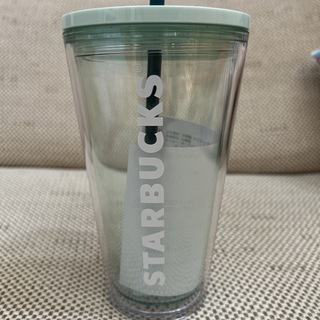 スターバックスコーヒー(Starbucks Coffee)のスタバ　ロゴコールドカップタンブラーライトグリーン473ml(タンブラー)