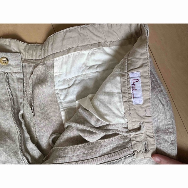 PAPAS 麻　スラックス メンズのパンツ(スラックス)の商品写真