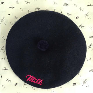 ミルク(MILK)のmilk ♡ ベレー帽(ハンチング/ベレー帽)