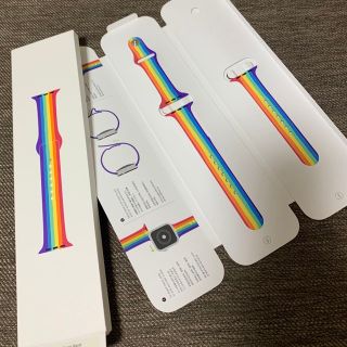 アップルウォッチ(Apple Watch)のAPPLE WATCH BAND (PRIDE EDITION)(ラバーベルト)