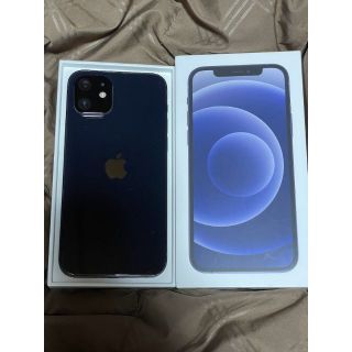 アップル(Apple)の【限定値下】国内SIMフリー iPhone12 128GB ブラック 箱付(スマートフォン本体)