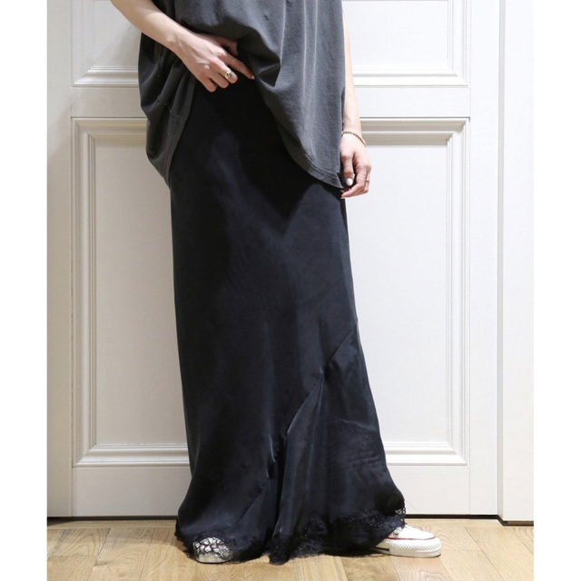 MUSE de Deuxieme Classe LACE CUPRA スカート ロングスカート MUSE de Deuxieme Classe LACE CUPRA スカート ロングスカート