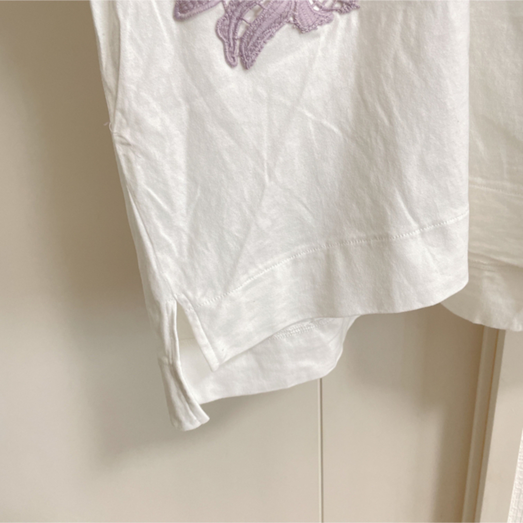 ROSE BUD(ローズバッド)のROSE BUD ローズバッド レーストップス Tシャツ サイズF レディースのトップス(Tシャツ(半袖/袖なし))の商品写真