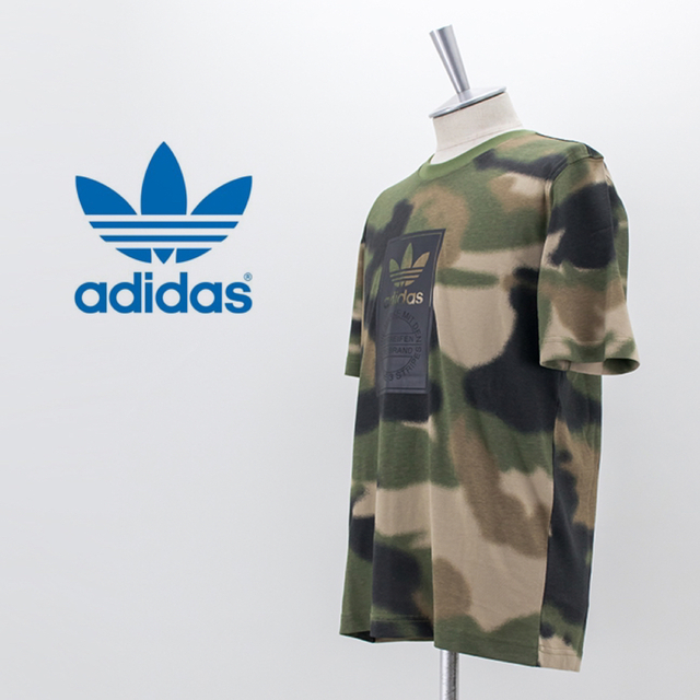 adidas(アディダス)のadidas アディダス メンズ カモ シュータンラベル 半袖Tシャツ メンズのトップス(Tシャツ/カットソー(半袖/袖なし))の商品写真