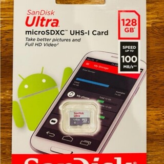 サンディスク(SanDisk)のSandiskマイクロSDカード128GB(その他)