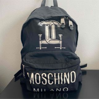 【美品】MOSCHINO　ダルメシアン柄　リュック