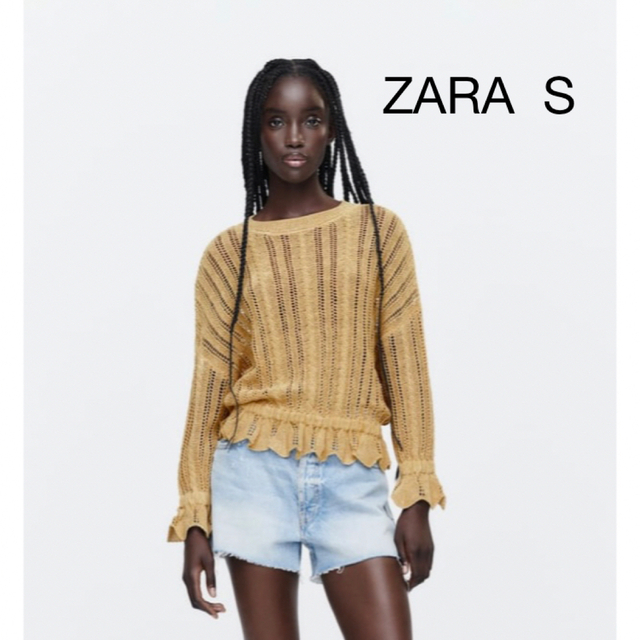 ZARA(ザラ)の新品★ZARA ザラ　ニット　S レディースのトップス(ニット/セーター)の商品写真