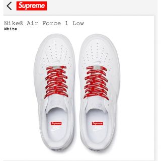 シュプリーム(Supreme)の完売品 未使用 supreme エアフォース1 nike ナイキ シュプリーム(スニーカー)