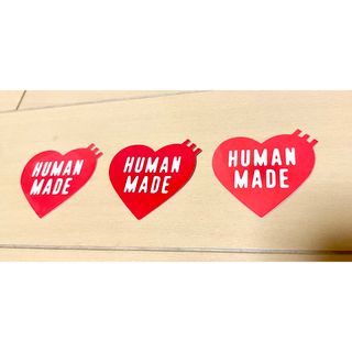 ヒューマンメイド(HUMAN MADE)のhuman made ステッカー ハート3枚(その他)