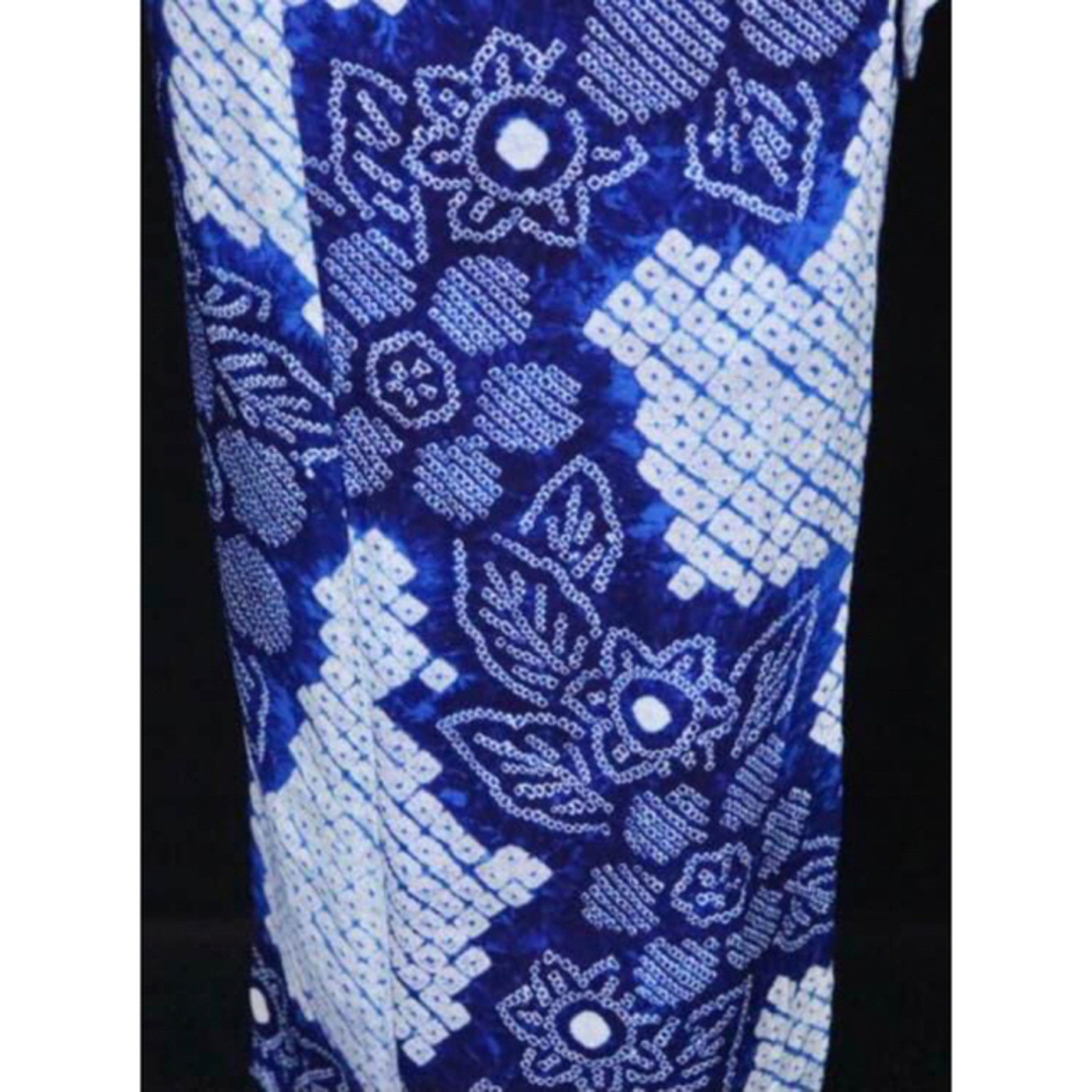 SOLD❣️有松絞り☆浴衣 蜘蛛絞り 逸品 - 浴衣