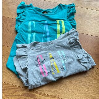 ギャップ(GAP)のGAP 110cmフリルTシャツ&ワンピース(ワンピース)