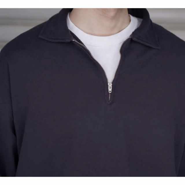 COMOLI - comoli 23ss コットンシルクハーフジップsize2の通販 by