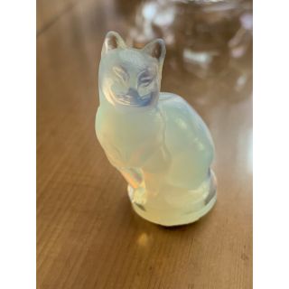 SABINO GLASS オパールセントガラスの猫(ガラス)