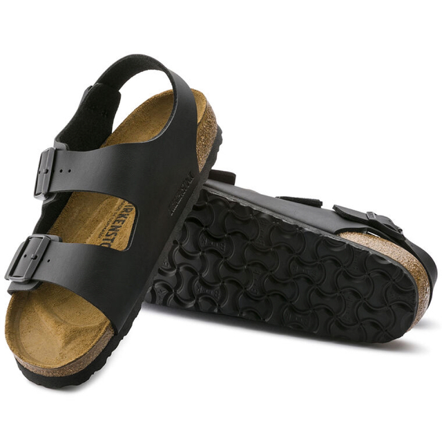 BIRKENSTOCK(ビルケンシュトック)のBIRKENSTOCK ビルケンシュトック MILANO ミラノ ブラック レディースの靴/シューズ(サンダル)の商品写真