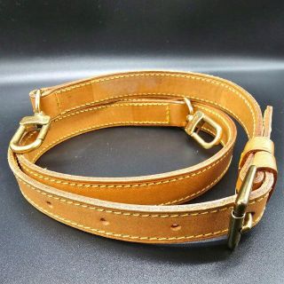 LOUIS VUITTON - LOUIS VUITTON ショルダーストラップ ヌメ革 ゴールド