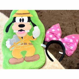 ディズニー(Disney)のディズニークッション×カチューシャ(キャラクターグッズ)