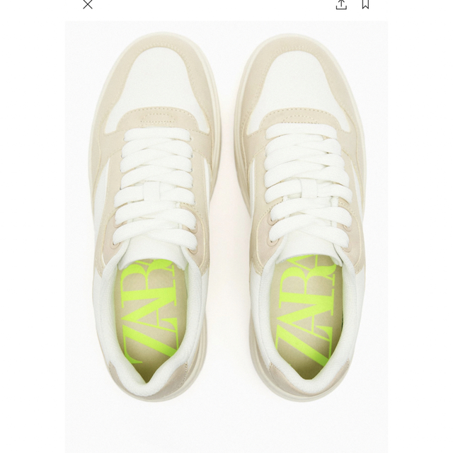 ZARA - ZARA プラットフォーム スニーカー 厚底スニーカーの通販 by