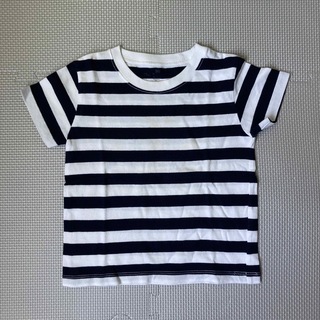 ムジルシリョウヒン(MUJI (無印良品))の無印良品　ボーダーTシャツ　90(Tシャツ/カットソー)