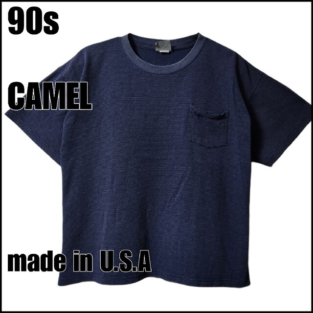 【希少】 90s CAMEL　キャメル　企業　Tシャツ　ポケT　USA製　XL