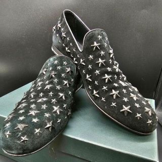 Jimmy Choo スタッズ ドレス スリッポン サソリ 28cm スローン-