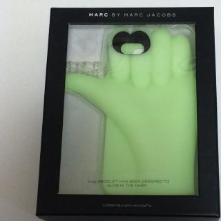 マークジェイコブス(MARC JACOBS)の新品★光る★マークジェイコブスiPhone6カバー(iPhoneケース)