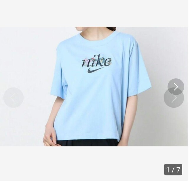 NIKE(ナイキ)のナイキ　NIKE Tシャツ　刺繍　ネイチャー　ショート レディースのトップス(Tシャツ(半袖/袖なし))の商品写真