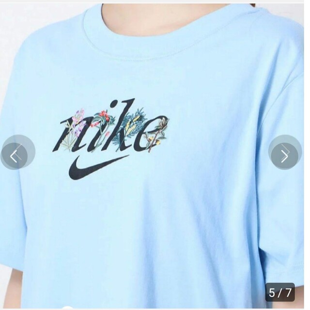 NIKE(ナイキ)のナイキ　NIKE Tシャツ　刺繍　ネイチャー　ショート レディースのトップス(Tシャツ(半袖/袖なし))の商品写真