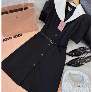 ミュウミュウ ひざ丈ワンピース(レディース)の通販 600点以上 | miumiu