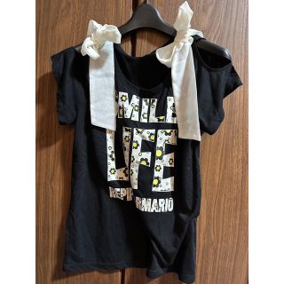 レピピアルマリオ(repipi armario)のrepipi armario レピピ  アルマリオ　Tシャツ　花柄　タグなし新品(Tシャツ(半袖/袖なし))