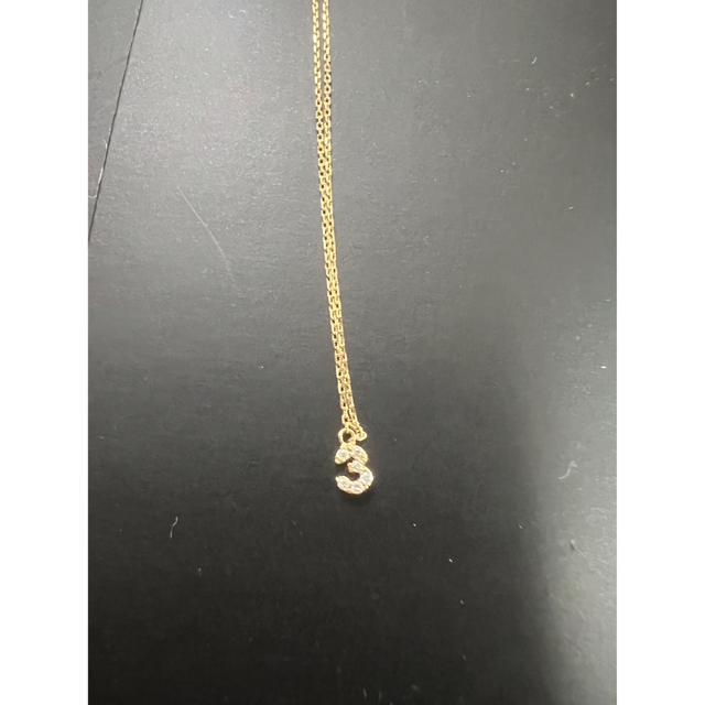 【破格・美品】18K ナンバーネックレス　定価19,800円