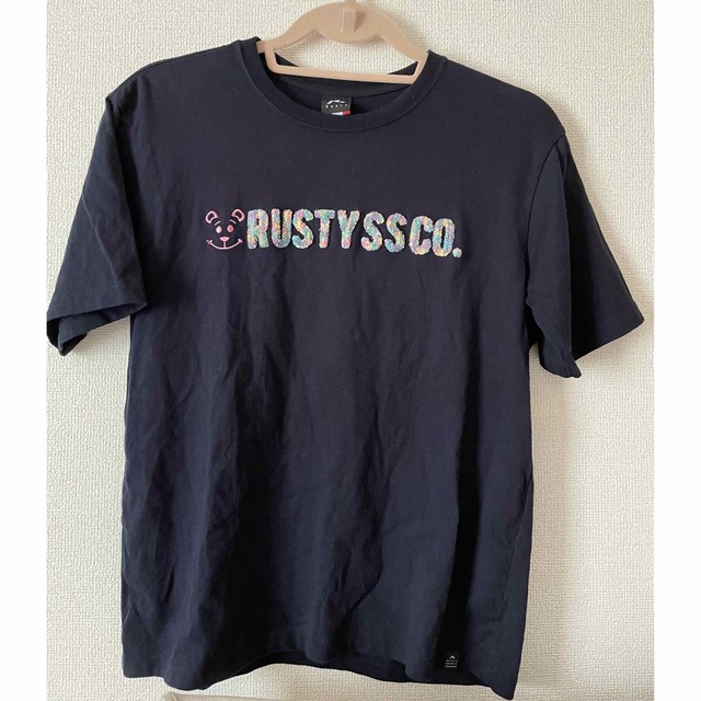 RUSTY(ラスティ)のRUSTY ネイビー Tシャツ レディースのトップス(Tシャツ(半袖/袖なし))の商品写真