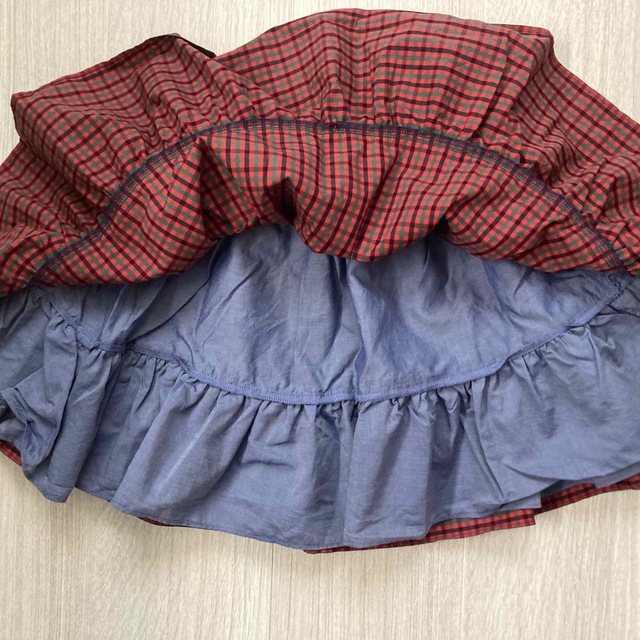 familiar(ファミリア)の美品 ファミリア リバーシブルスカート 120 キッズ/ベビー/マタニティのキッズ服女の子用(90cm~)(スカート)の商品写真