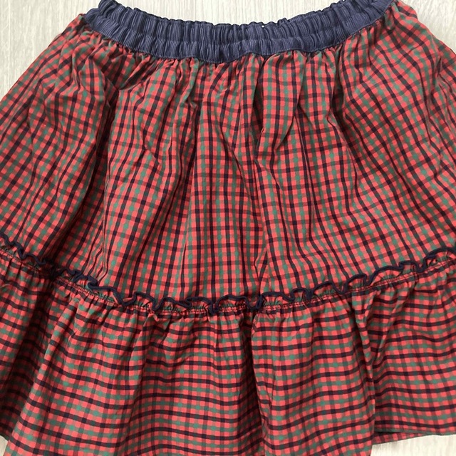 familiar(ファミリア)の美品 ファミリア リバーシブルスカート 120 キッズ/ベビー/マタニティのキッズ服女の子用(90cm~)(スカート)の商品写真