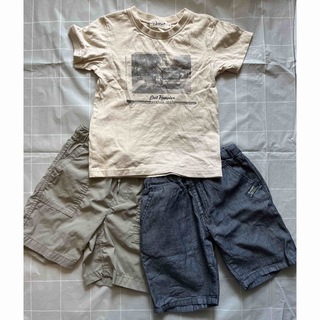 ベビーギャップ(babyGAP)の男の子　Tシャツ&ハーフパンツ２枚セット(パンツ/スパッツ)