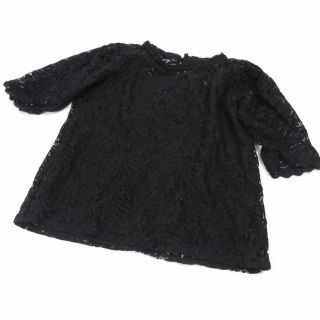 セレクトモカ(SELECT MOCA)の美品☆SELECT MOCA・セレクトモカ・ブラウス・黒・総レース・フリーサイズ(シャツ/ブラウス(半袖/袖なし))