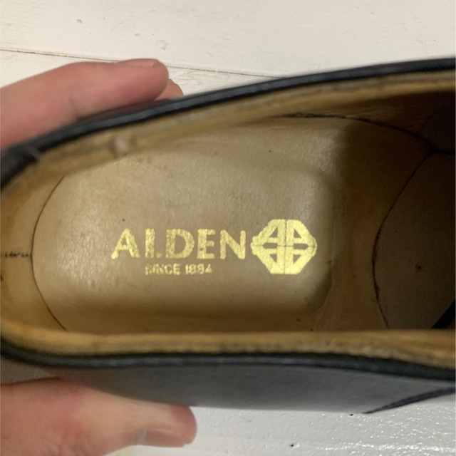 Alden - Alden VINTAGE 旧ロゴ 80〜90s エプロンダービーレザー