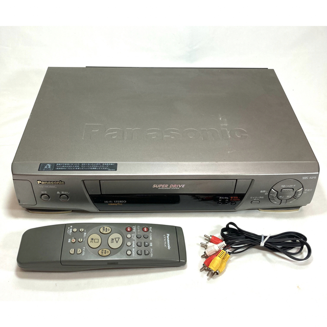 Panasonic(パナソニック)の【整備済】Panasonic NV-H200G ビデオデッキ VHS スマホ/家電/カメラのテレビ/映像機器(その他)の商品写真