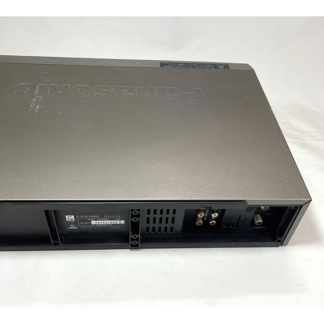 Panasonic(パナソニック)の【整備済】Panasonic NV-H200G ビデオデッキ VHS スマホ/家電/カメラのテレビ/映像機器(その他)の商品写真