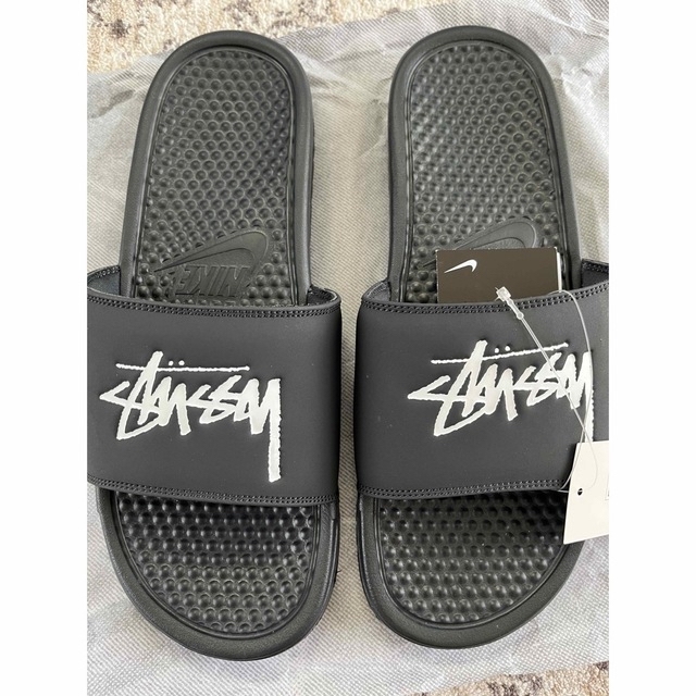 STUSSY(ステューシー)のStussy × Nike  Benassi Slide Off Noir 29 メンズの靴/シューズ(サンダル)の商品写真