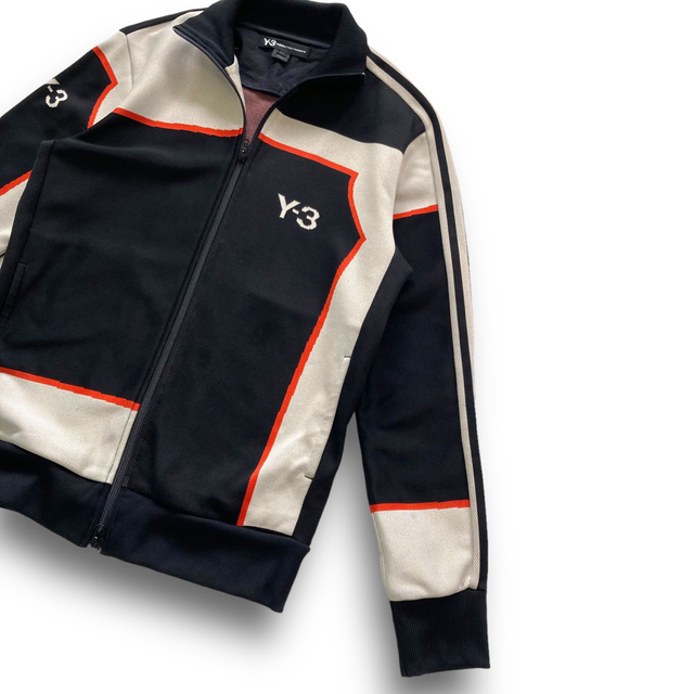 Y-3】ワイスリー ヨウジヤマモト ジャガード トラックジャケット ジャージ-
