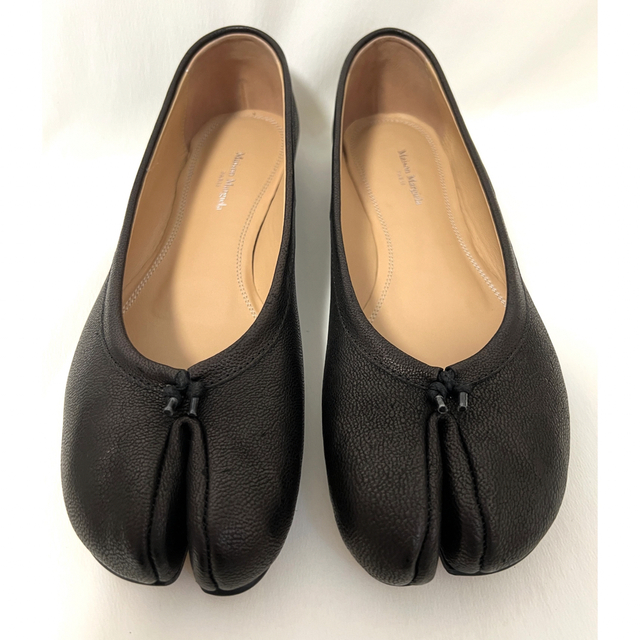 Maison Martin Margiela - 36.5 キャメル レザー バレリーナ メゾン