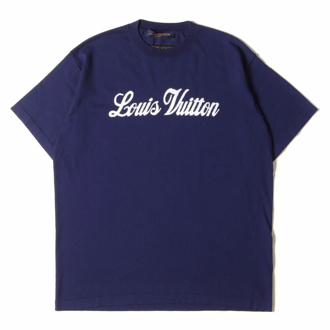 LOUIS VUITTON ルイヴィトン LVロゴ Tシャツ S ネイビー 紺色