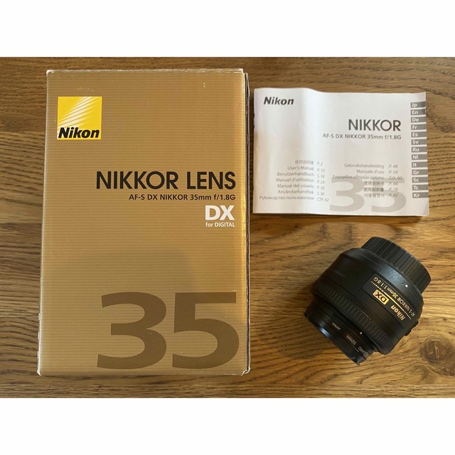 Nikon(ニコン)のなべしし様専用　Nikon NIKKOR レンズ AF-S DX 35F1.8G スマホ/家電/カメラのカメラ(その他)の商品写真