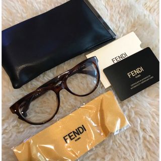 フェンディ(FENDI)の【新品未使用】FENDI フェンディ　伊達メガネ(サングラス/メガネ)