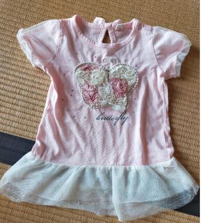 90cm女の子チュニック(Tシャツ/カットソー)