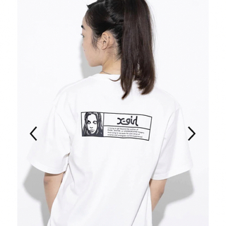 エックスガール(X-girl)のX-girl Face Box logo Tee(Tシャツ/カットソー(半袖/袖なし))