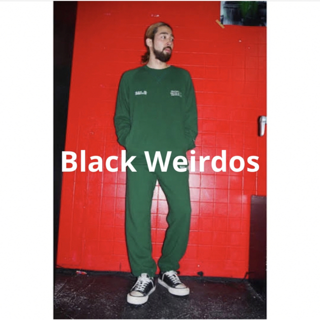 Black Weirdos 21aw スウェット セットアップ グリーン | フリマアプリ ラクマ