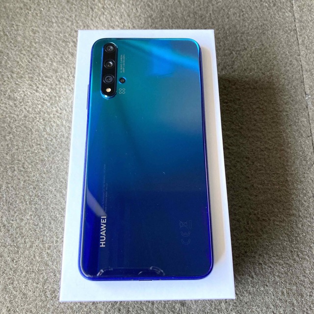 SIMフリー HUAWEI nova 5T クラッシュブルー