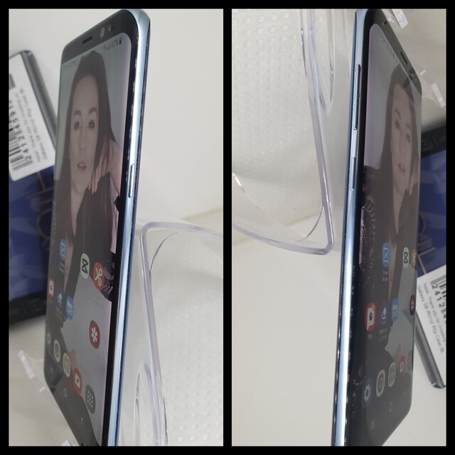 SAMSUNG(サムスン)のGalaxy S8 Blue 64 GB DUAL SIMフリー 海外仕様 スマホ/家電/カメラのスマートフォン/携帯電話(スマートフォン本体)の商品写真